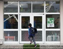 Aftermath of strong earthquake in Aomori Pref.