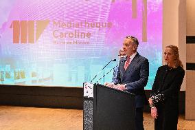 NO TABLOIDS - Caroline Media Library Inauguration - Monaco