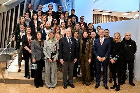 NO TABLOIDS - Caroline Media Library Inauguration - Monaco