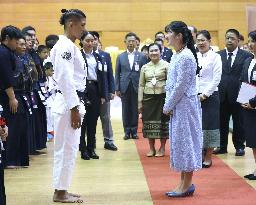 Japanese Princess Aiko in Laos