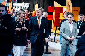 King Willem Alexander At IHF Womens Handball Championship - Rotterdam