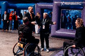 King Willem Alexander At IHF Womens Handball Championship - Rotterdam
