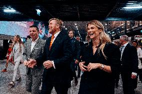King Willem Alexander At IHF Womens Handball Championship - Rotterdam