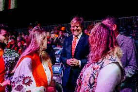 King Willem Alexander At IHF Womens Handball Championship - Rotterdam