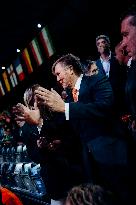 King Willem Alexander At IHF Womens Handball Championship - Rotterdam