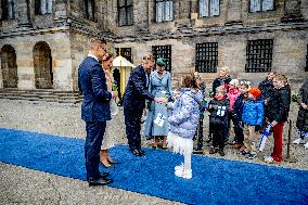 Royals Welcome the Finnish President - Amsterdam