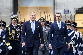 Royals Welcome the Finnish President - Amsterdam