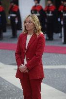 Giorgia Meloni Meets the President of the Republic of Mozambique - Rome