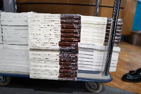 Book Signing for Nicolas Sarkozy's Book Journal D'un Prisonnier - Marseille