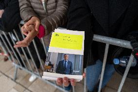 Book Signing for Nicolas Sarkozy's Book Journal D'un Prisonnier - Marseille