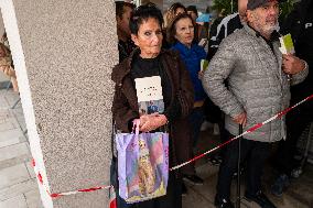 Book Signing for Nicolas Sarkozy's Book Journal D'un Prisonnier - Marseille