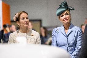 Royals Visit Defensity College - Amsterdam