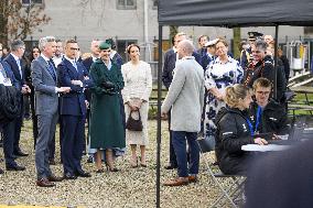 Royals Visit Defensity College - Amsterdam