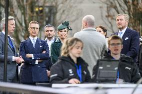 Royals Visit Defensity College - Amsterdam