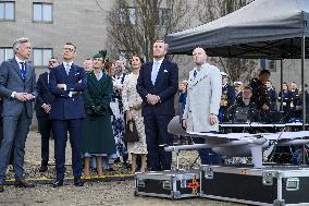 Royals Visit Defensity College - Amsterdam