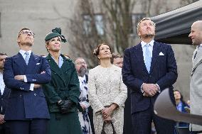Royals Visit Defensity College - Amsterdam