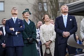 Royals Visit Defensity College - Amsterdam