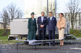 Royals Visit Defensity College - Amsterdam