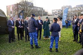 Royals Visit Defensity College - Amsterdam