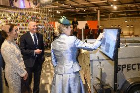 Royals Visit Defensity College - Amsterdam