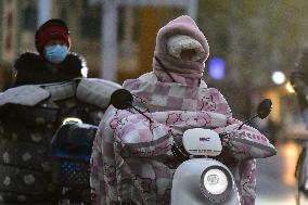 Cold Wave Blue Warning