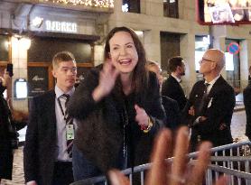 Nobel Peace Prize winner Machado in Oslo