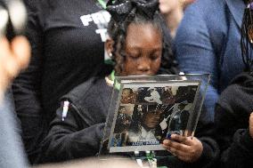 Press conference on gun violence prevention Hart Senate office building