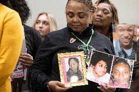 Press conference on gun violence prevention Hart Senate office building