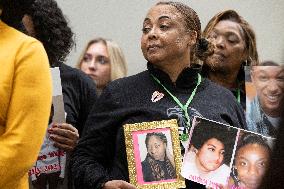 Press conference on gun violence prevention Hart Senate office building