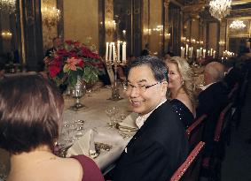 Nobel laureate Sakaguchi in Stockholm