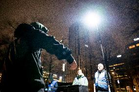 Homeless People Served Hot Meals - The Hague