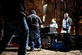 Homeless People Served Hot Meals - The Hague