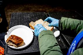 Homeless People Served Hot Meals - The Hague