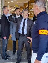 Nicolas Sarkozy Signing Copies of His Book - Marseille