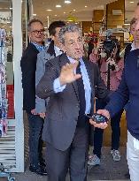 Nicolas Sarkozy Signing Copies of His Book - Marseille