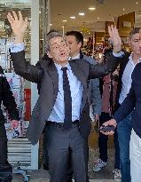 Nicolas Sarkozy Signing Copies of His Book - Marseille