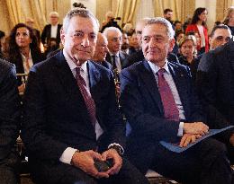 Mario Draghi Receives 2025 Bancor Prize - Rome