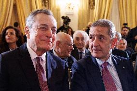 Mario Draghi Receives 2025 Bancor Prize - Rome