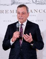 Mario Draghi Receives 2025 Bancor Prize - Rome