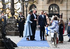 President Alexander Stubb Visit To The Netherlands - Amsterdam