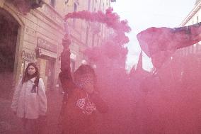 General Strike Demonstration by CIGL Lombardia - Milan