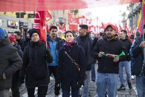 General Strike Demonstration by CIGL Lombardia - Milan