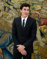 King Felipe VI Audience With Marc and Alex Marquez - Madrid