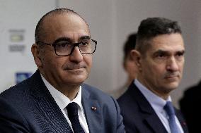 Minister of The Interior Nunez Visits BRI and GIGN - Versailles