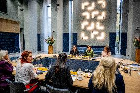 Queen Maxima and Innes-Stubb Meet Victims Relatives on Femicide - Netherlands