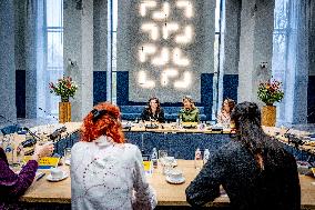 Queen Maxima and Innes-Stubb Meet Victims Relatives on Femicide - Netherlands