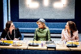 Queen Maxima and Innes-Stubb Meet Victims Relatives on Femicide - Netherlands