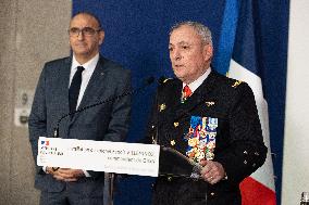 Installation of GIGN new commander Benoit Villeminoz - Versailles