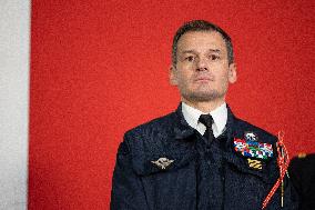 Installation of GIGN new commander Benoit Villeminoz - Versailles