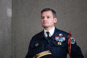 Installation of GIGN new commander Benoit Villeminoz - Versailles